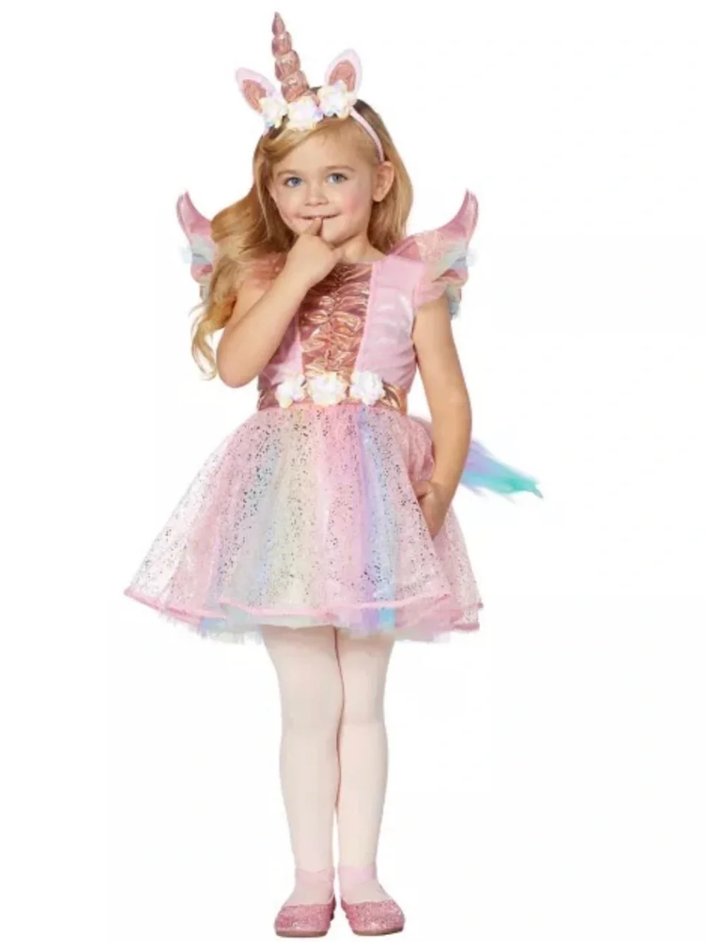 Spirit Shimmering Unicorn Kids Costume - Pink Multicolor